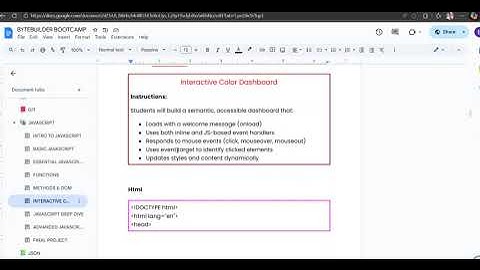 Building Interactive Web Content with JavaScript | DevByte ByteBuilder Bootcamp