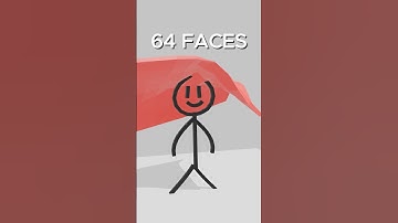 1 FACE VS 16384 FACE #blender #animation #face