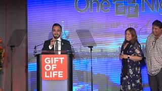 2023 One Huge Night Gala NYC -  Donor Recipient meeting - Zahra & David