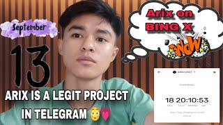 Arixdex Trading In Bingx Available On 13th September Arix Token Claiming Arix Withdrawal