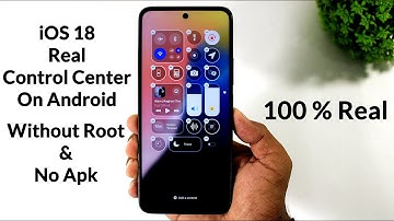 iOS 18 Control Center On Android Without Root & No APK 100% Real