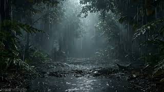 Heavy Jungle Rain Sounds 🌧️ — Cozy Tropical Ambience for Sleep and Meditation