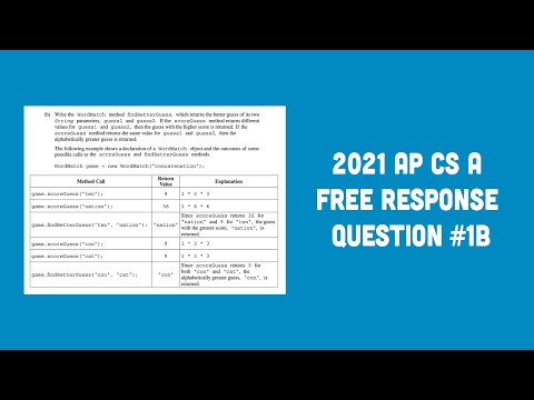 2021 AP Computer