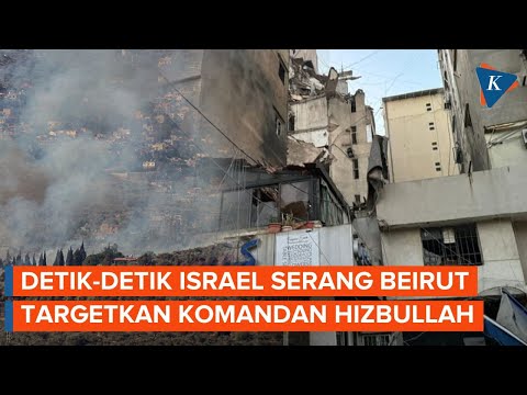 Saksi Mata Ungkap Detikdetik Serangan Udara Israel Hantam Beirut Sasar Komandan Hizbullah