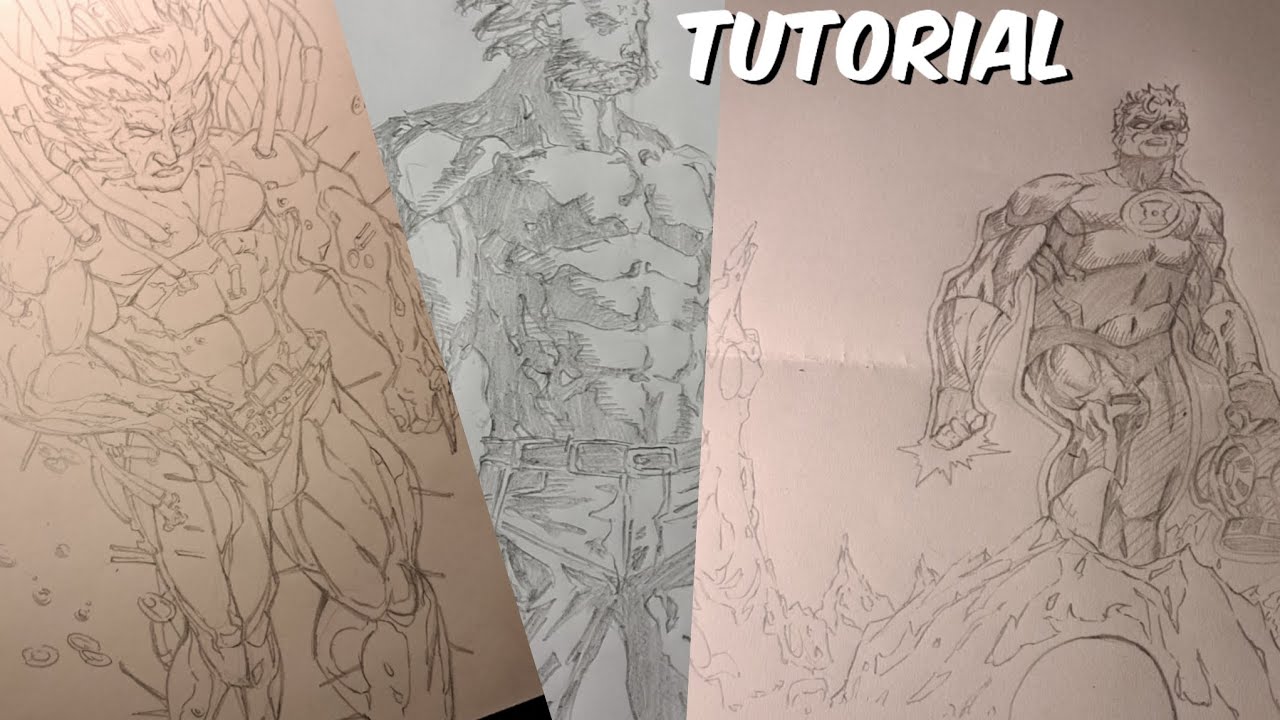 How I use references for comic characters? - YouTube