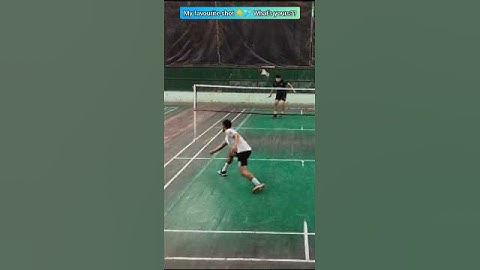 Badminton net cross shot 🏸| #badmintonsquadindia #shorts #ytshorts