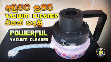 How to make a diy vacuum cleaner using plastic box