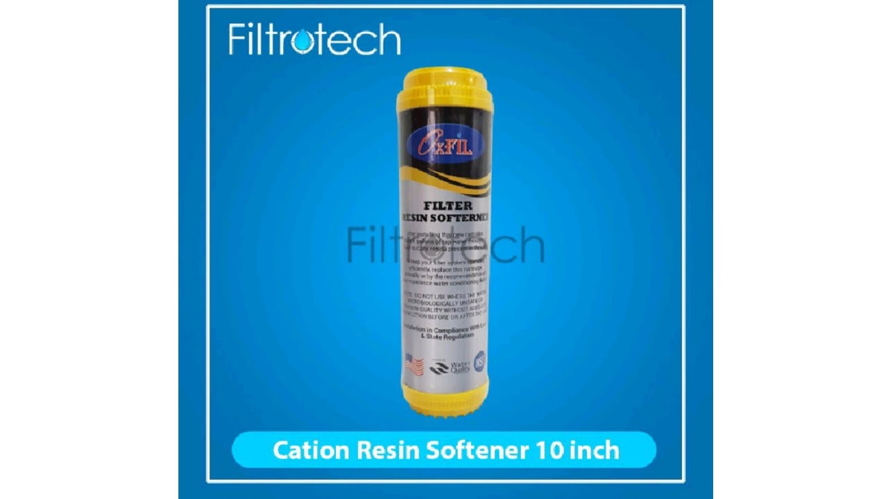 UNBOXING Resin filter cartridge 10 inch kation softener / penghilang