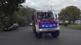 Ankunft neues TLF 3000 für die Freiwillige Feuerwehr Uplengen Nord - Großer Konvoi 