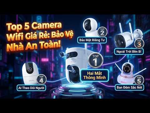 Camera wifi cho giám sát gia đình dễ lắp đặt năm 2026