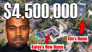 Information Inside Kanye West's New $4.5 Million Hidden Hills, CA Home Across The Street From Kim Kardashian News