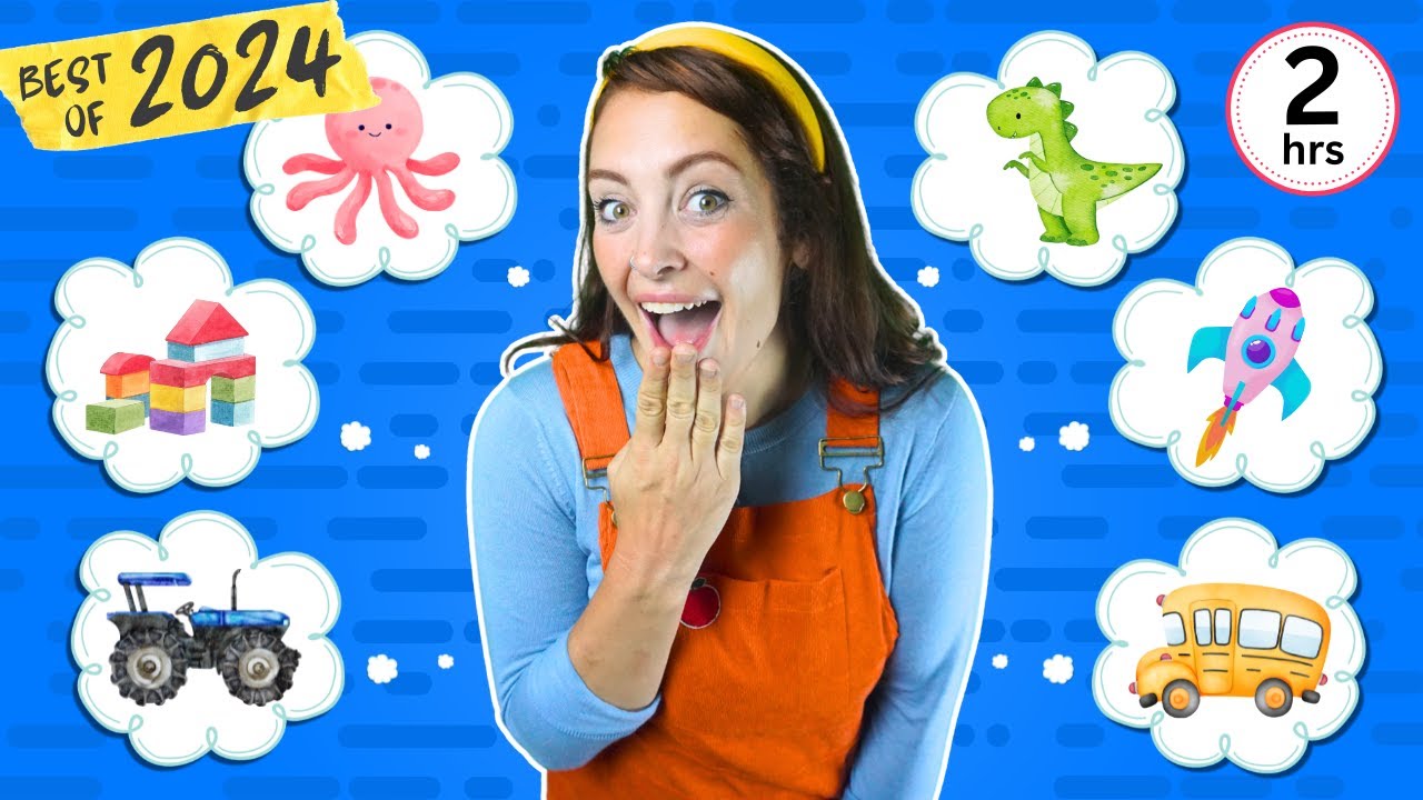 Toddler Learning Video | First Sentences, Counting & Phonics | Farm, Sea & Zoo Animals | Kids Songs