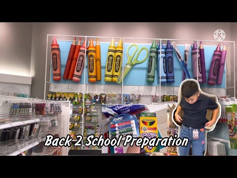 Back to School Preparation | Preparation with us + Baskin-Robbins Ice cream  & Pizza for Dinner