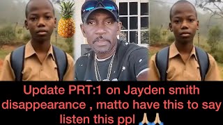 ANOTHER NEW UPDATE ON JAYDEN SMITH DISAPPEARANCE, THIS WHAT MATTO HAVE TO SAY 😔😔🙏🏼