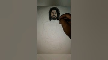How to Draw Ramcharan from RRR |Ram| Step-by-Step #art #shorts