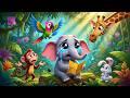 The Lost Baby Elephant Journey Home 🐘 Nursery Rhymes & Baby Songs for Kids | Animal Adventure