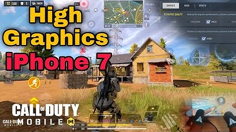 COD Mobile High Graphics on iPhone 7 | iPhone 7 High Graphics Gameplay cod mobile 2022