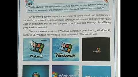 More about Windows - class 4 chapter 2 , part 1