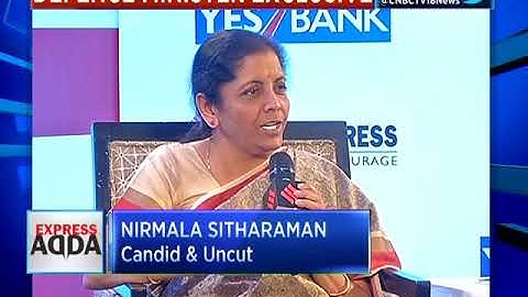Express Adda With Nirmala Sitharaman - Part 2