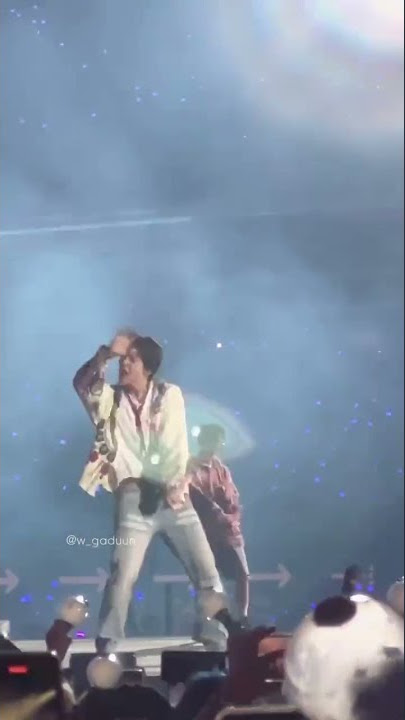 Seokjin hip thrust at LA concert SOFI D2