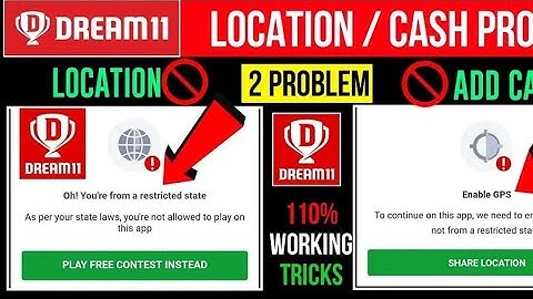 Dream11 Location Problem 2025 | How ToSolve Dream 11 Location Problem | 100%Working Solution