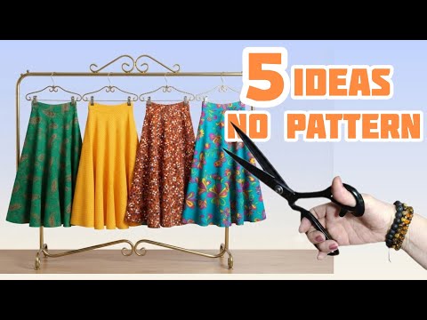 Stop Buying Skirts! 5 Pro Styles (NO PATTERN & ALL SIZES)