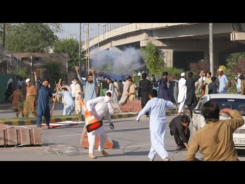 Police clash with protesters after former Pakistan PM Khan arrested | AFP