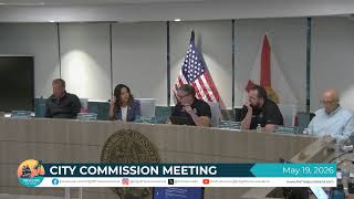 City of Treasure Island City Commission Workshop & Meeting - May. 19, 2026