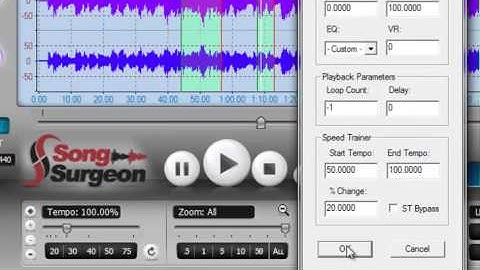 Training Video: Audio Speed Trainer in Song Surgeon