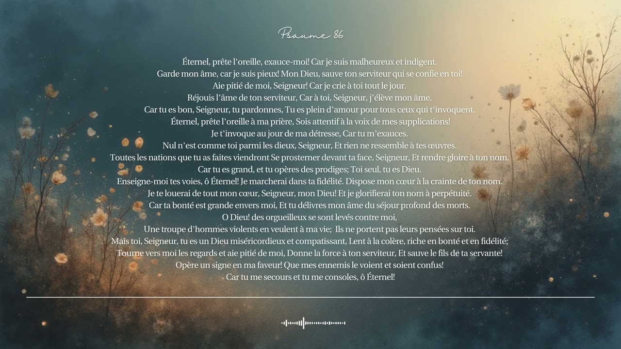 🌿 Psaume 86 | Enseigne-Moi Ta Voie | Chant biblique CCM · Shuli Bible