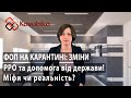 ФОП НА КАРАНТИНІ: ЗМІНИ РРО та допомога від держави! Міфи чи реальність?