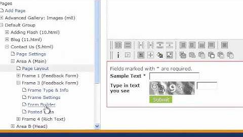 How to create a Contact Us Form