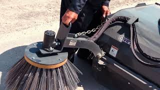 Low Profile Water Tank and Gutter Brush Options for Pick-Up Broom