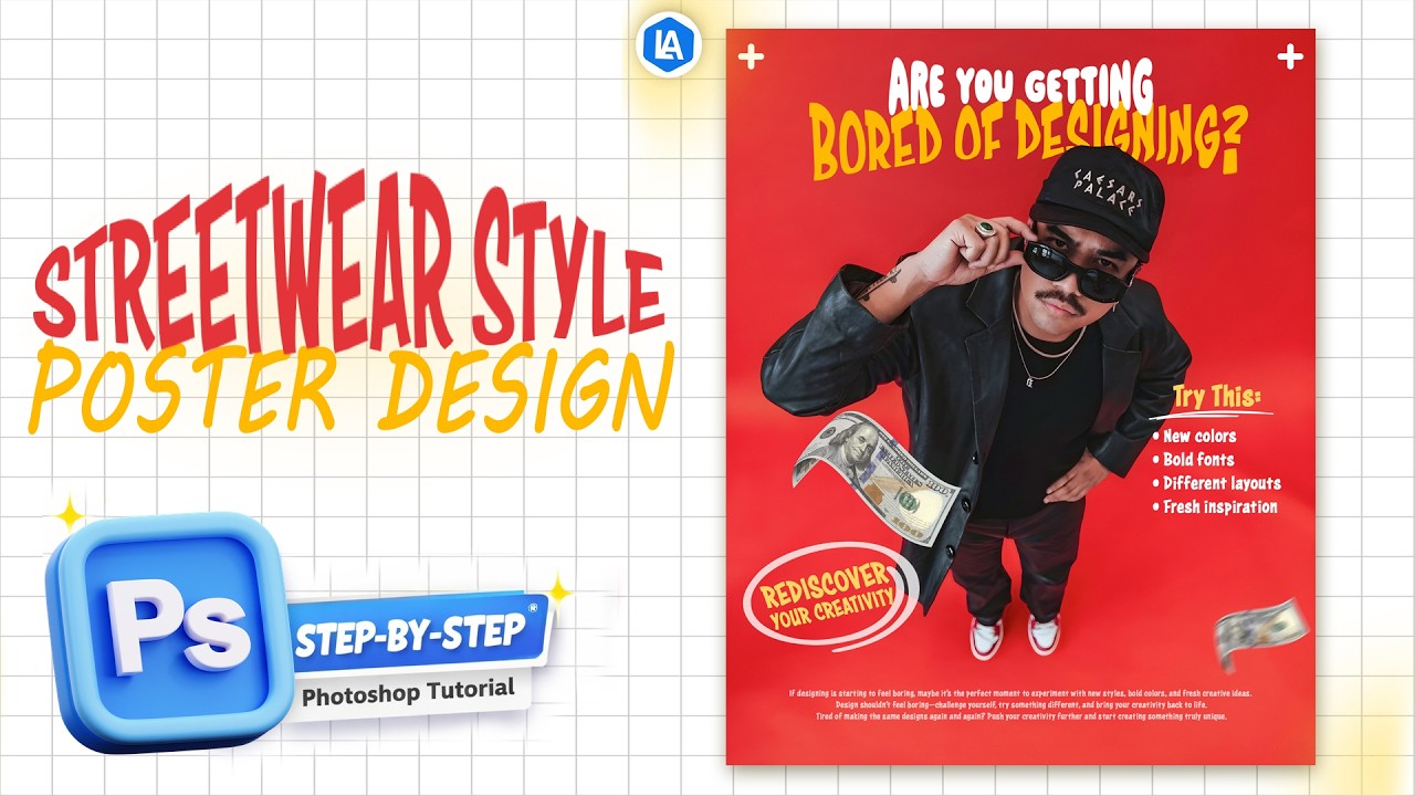 Poster Design in Photoshop⚡☕🤯 | Graphic Poster Design |