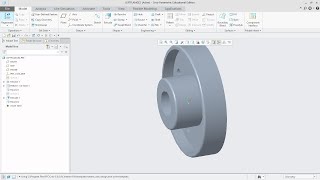 Protected Type Flange | Left and right Flange | Part Model | CREO Parametric 5.0
