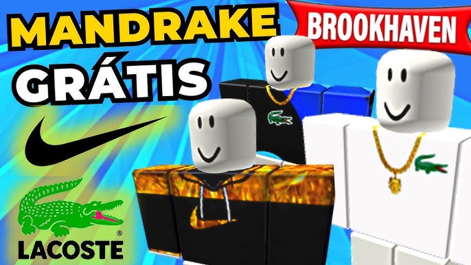 Pegue GRÁTIS Roupas MANDRAKE Secretas no Brookhaven - Roblox 