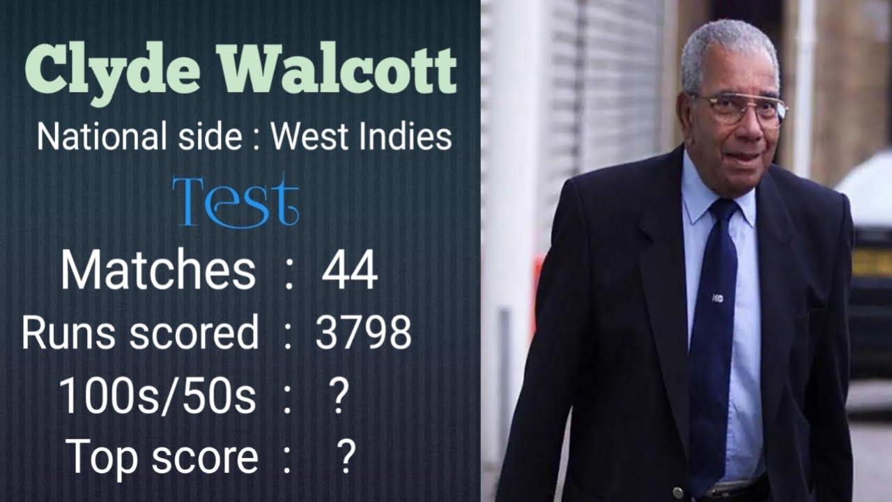 Clyde Walcott Test career