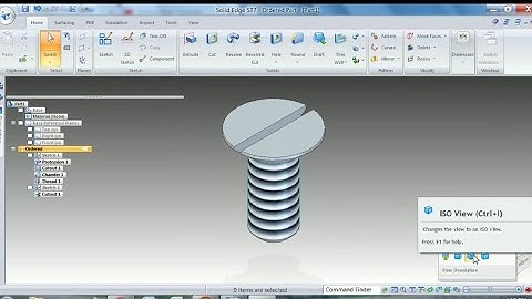Easy way to create Screw for Screw Jack Assembly.