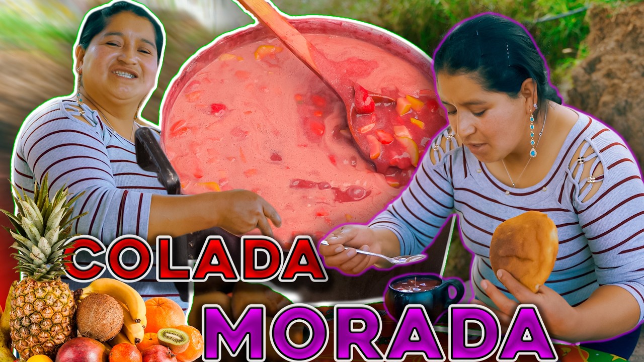 Preparé la mejor colada morada por el día de los difuntos, no se imaginan con quienes compartí