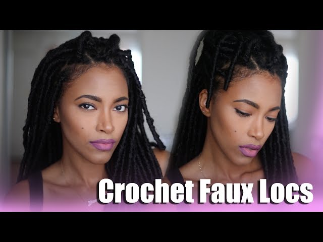 How To ➟ CROCHET FAUX LOCS 🔥 (NO cornrows, NO wrapping, free-parting!) 