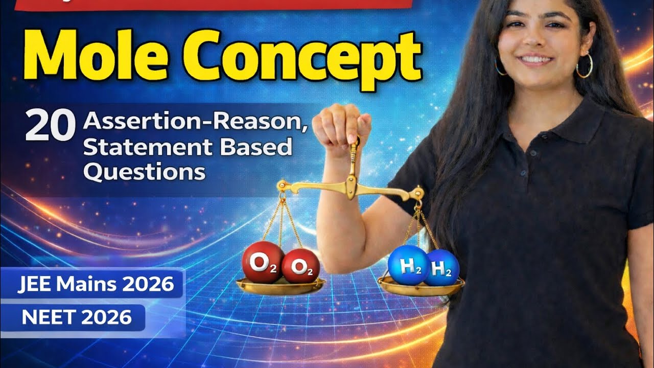 The RANK Formula - Mole Concept Questions ( Acc. to NEW JEE Mains Pattern )