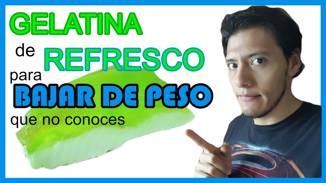 GELATINA de REFRESCO para BAJAR DE PESO que no conoces ? (Macronutrientes, dieta, postre, adelgazar)
