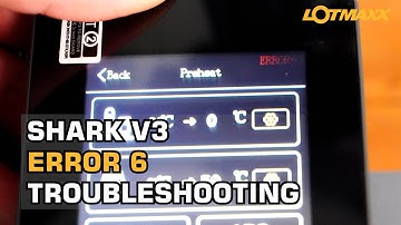 LOTMAXX Shark V3 Error Code ERR6 Troubleshooting