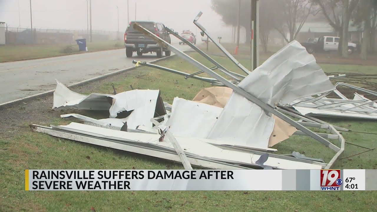 Rainsville Suffers Tornado Damage YouTube