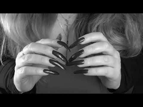 ASMR Girlfriend tickles you with Long Natural Nails  ❥ tickle tickle tickle (whispering)