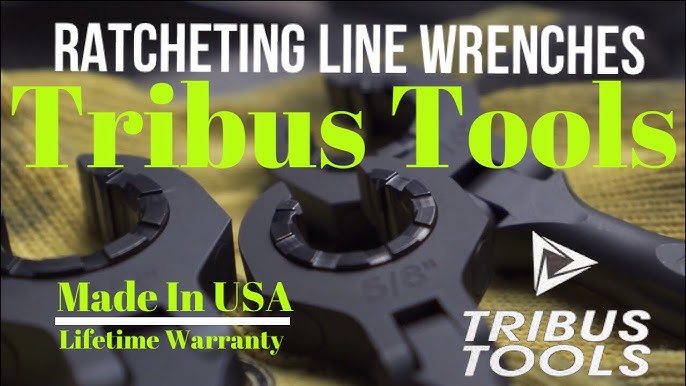 Tribus Tools Ratcheting Flare Nut Wrenches