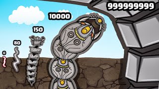 Evolving a Robot Worm to MAX POWER Wealth