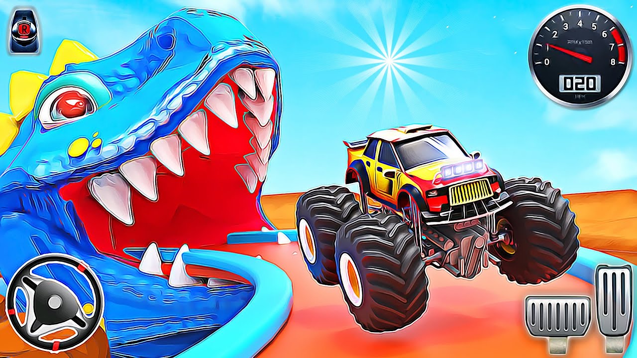 Crazy Kart Car Stunts Game Impossible Buggy Racing Android Gameplay