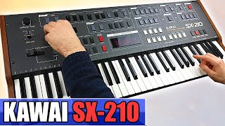 KAWAI SX-210 - Analog Synth Demo | Chord Memory & Envelope Looping