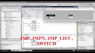 TIA Portal Jumps (JMP ,JMPN, JMP_LIST , SWITCH)